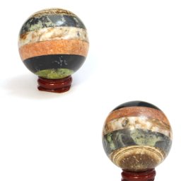 Sfera din Pietre Mixte Mineral Natural 59x59 mm - Unicat