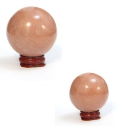 Sfera din Jasp Roz Mineral Natural 55x55 mm - Unicat
