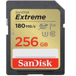 Card de memorie SanDisk Extreme SDSDXVV-256G-GNCIN, SDXC, 256GB, UHS-I U3, Clasa 10, V30
