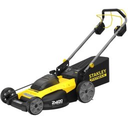 Masina De Tuns Iarba Stanley Fatmax SFMCMWS251B, 5 niveluri de taiere pe inaltime, Sac colector, Naked