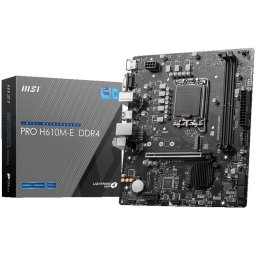 Placa de baza MSI PRO H610M-E DDR4, Socket 1700