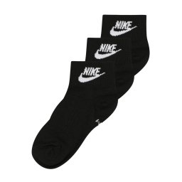Nike Sportswear Șosete negru / alb