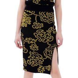 DIANE VON FURSTENBERG Fusta Gusta Skirt DVFKN3R001LNDWG line drawing