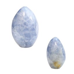 Calcit Albastru Mineral Natural Neregulat - 86x57x43 mm - (XXL) - 1 Buc