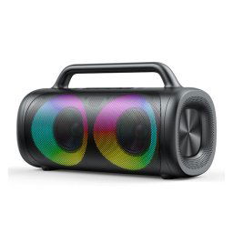 Boxa portabila JOYROOM JR-MW02, Bluetooth/USB/AUX/TF Card Slot, 40 W, RGB, Black