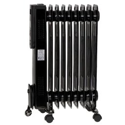 Calorifer cu ulei CR 7810 2000W LED telecomanda 9 elementi Negru
