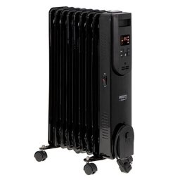 Calorifer electric cu ulei CR 7813 11 elementi 2500W telecomanda display LED Protectie supraincalzire Black