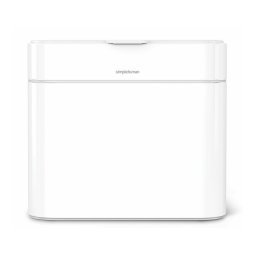 Coș de gunoi compostabil Simplehuman, oțel alb, CW1648