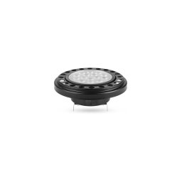 Bec LED AR111 G53/12W/12V 3000K negru 30°