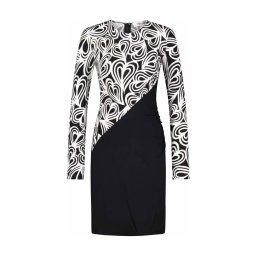 DIANE VON FURSTENBERG Rochie Malena DVFDL3R024HOGBK heart ocean giant/black