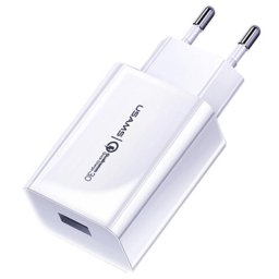 Incarcator de retea Incarcator Priza 1xUSB-A QC 3.0, 18W, 3A - (US-CC083) - White