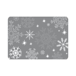 Suport farfurie laminat 39x28cm, model fulgi de nea, Winter