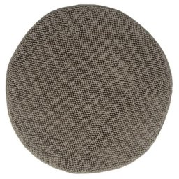 Covor baie rotund 80cm, bej, Fringe