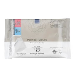Abena Perineal Gloves - Manusi umede pentru spalare fara clatire 4 buc