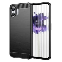 Husa Husa pentru Nothing Phone (2) - Techsuit Carbon Silicone - Black