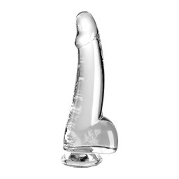 Pipedream King Cock Clear Cock with Balls 7.5" Transparent