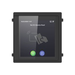 Modul afisaj IPS touch screen, 4 inch, pentru Interfon modular - HIKVISION DS-KD-TDM