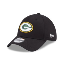 New Era sapca neagra 39thirty stretch fit green bay packers