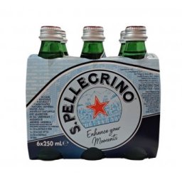S.Pellegrino Apa Minerala Garbogazificata 6x250ml