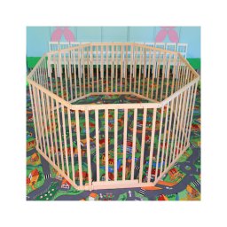 Tarc de joaca pliabil din lemn - Mesterel