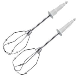 Set 2 teluri din otel inoxidabil BOSCH MFZ4020 - 00574757, compatibil cu orice mixer manual din seria MFQ4