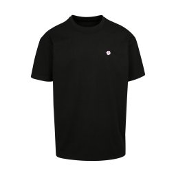 Mister Tee Tricou 'Summer Of Love' verde închis / portocaliu / negru / alb