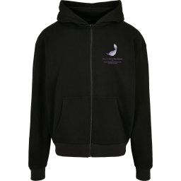 MT Upscale Hanorac 'Vive La Liberte' mov pastel / negru