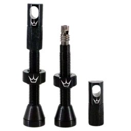 Valve tubeless Peaty's x Chris King (MK2), 42 mm, negru