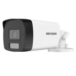 Camera de supraveghere, Smart Hybrid Light, 2MP, lentila 2.8mm, IR 40m, WL 40m, Microfon, IP67 - Hikvision DS-2CE17D0T-LFS-2.8mm