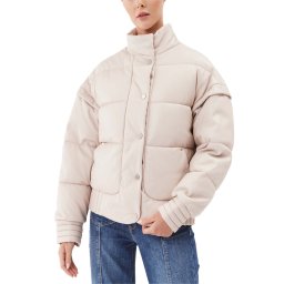 GUESS Geacă Ivana Padded W3BL12WFSP0 g9m1 smash taupe