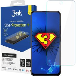 Folie protectie ecran 3mk SilverProtection+ antimicrobiana (Montaj umed) pentru Xiaomi Redmi Note 11S 4G