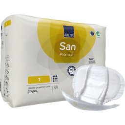 Abena San 7, 30 buc, 2100 ml- absorbante anatomice pentru incontinenta severa