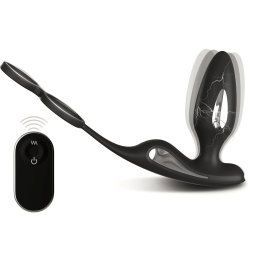 Vibrator Estim Lightning Remote Black