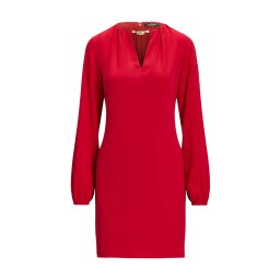 RALPH LAUREN Rochie Triple Georgette Dress 250919769002 martin red