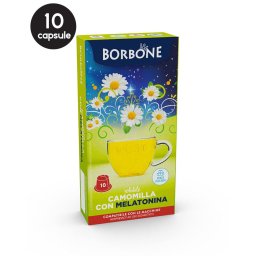 10 Capsule Borbone Ceai Musetel cu Melatonina – Compatibile Nespresso