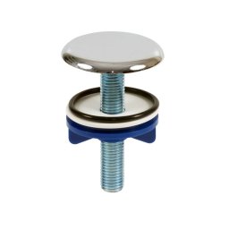 Dop ornament capac opturator pentru chiuveta bucatarie inox sau granit, finisaj cromat