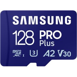 Card memorie PRO Plus, 128GB, microSD, UHS-I U3, Full HD, 4K ,UHD, SD-Adapter 2023