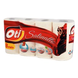 Hartie igienica OTI Satinatto, 3 straturi, 8 role