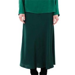 IOANNA KOURBELA Fusta ''In The Flow'' Bias Cut Midi Skirt W232203 13298-emeraldgreen