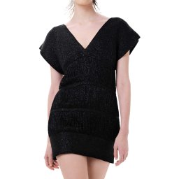 IOANNA KOURBELA Rochie "Glam Rock" Mini Dress W235503 12052-black