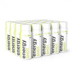 GymBeam Energy Shot 20 x 60 ml lămâie şi lime