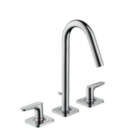 Baterie lavoar dubla comanda cu 3 gauri Hansgrohe seria Axor Citterio M