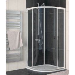 Cabina dus semirotunda 90cm SanSwiss gama Eco-Line