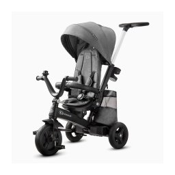 Tricicletă pentru copii 5v1 EASYTWIST gri/neagră KINDERKRAFT