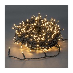 Nedis CLLS720 - Ghirlandă LED pentru exterior, 720 LED, 7 funcții, 57 m, IP44, alb cald