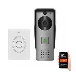Sonerie video fără fir cu senzor de mișcare GoSmart 12V 3xAA IP44 Wi-Fi Tuya