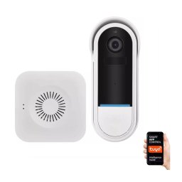 Sonerie video fără fir cu senzor de mișcare GoSmart 5V 3xAA IP65 Wi-Fi Tuya