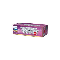 SET 10x bec LED Philips GU10/4,6W/230V 2700K