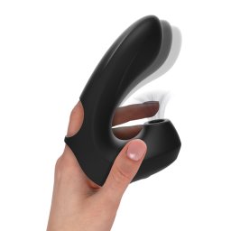 Ibiza Thimble Sucking Vibrator Black