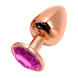 Woomy Tralalo Metal Plug Rose Gold & Magenta S